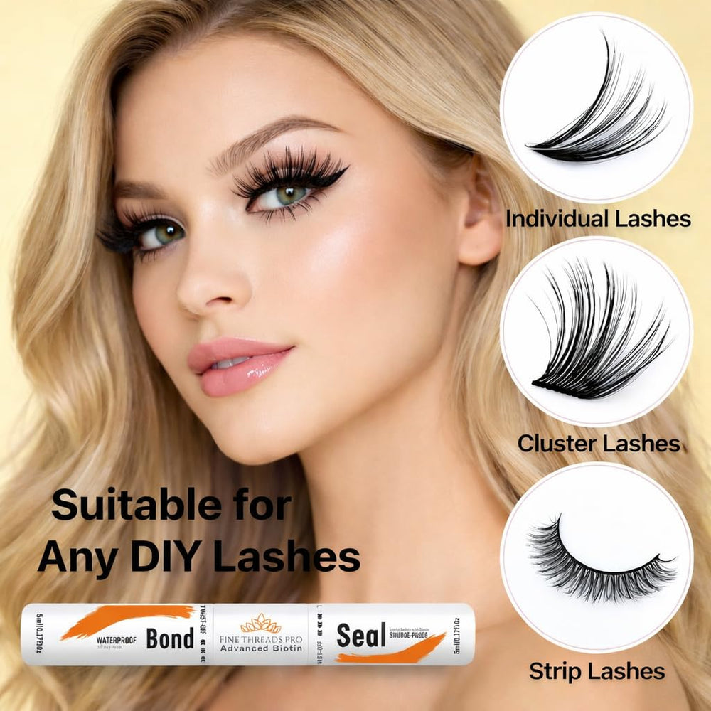 Fine Threads Pro Waterproof hold keeps lashes in place all day