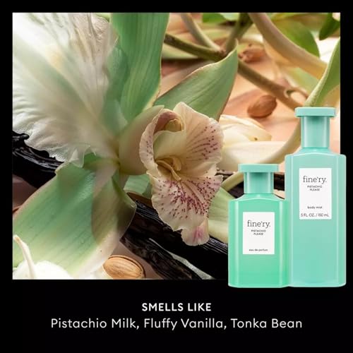 Fine'ry Pistachio Please vanilla-milk swirl conveys indulgent sweetness for evenings out.