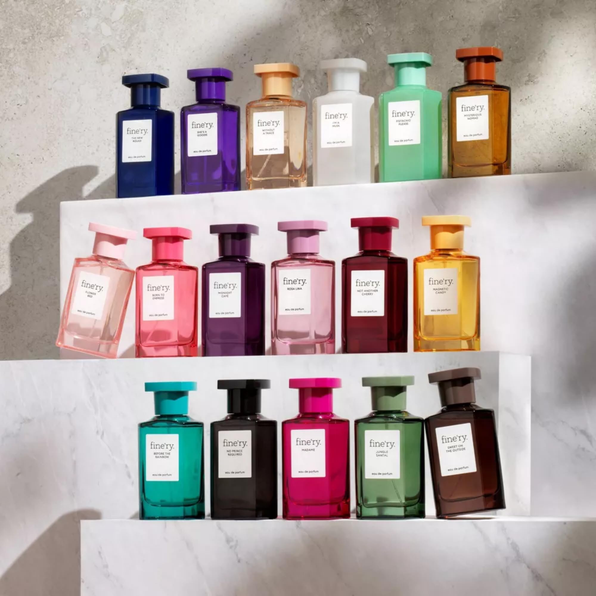 Fine'ry Vanilla Gourmand packaging, luxe gift-ready presentation.