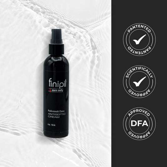 finipil cream pump applying for cooling and soothing relief
