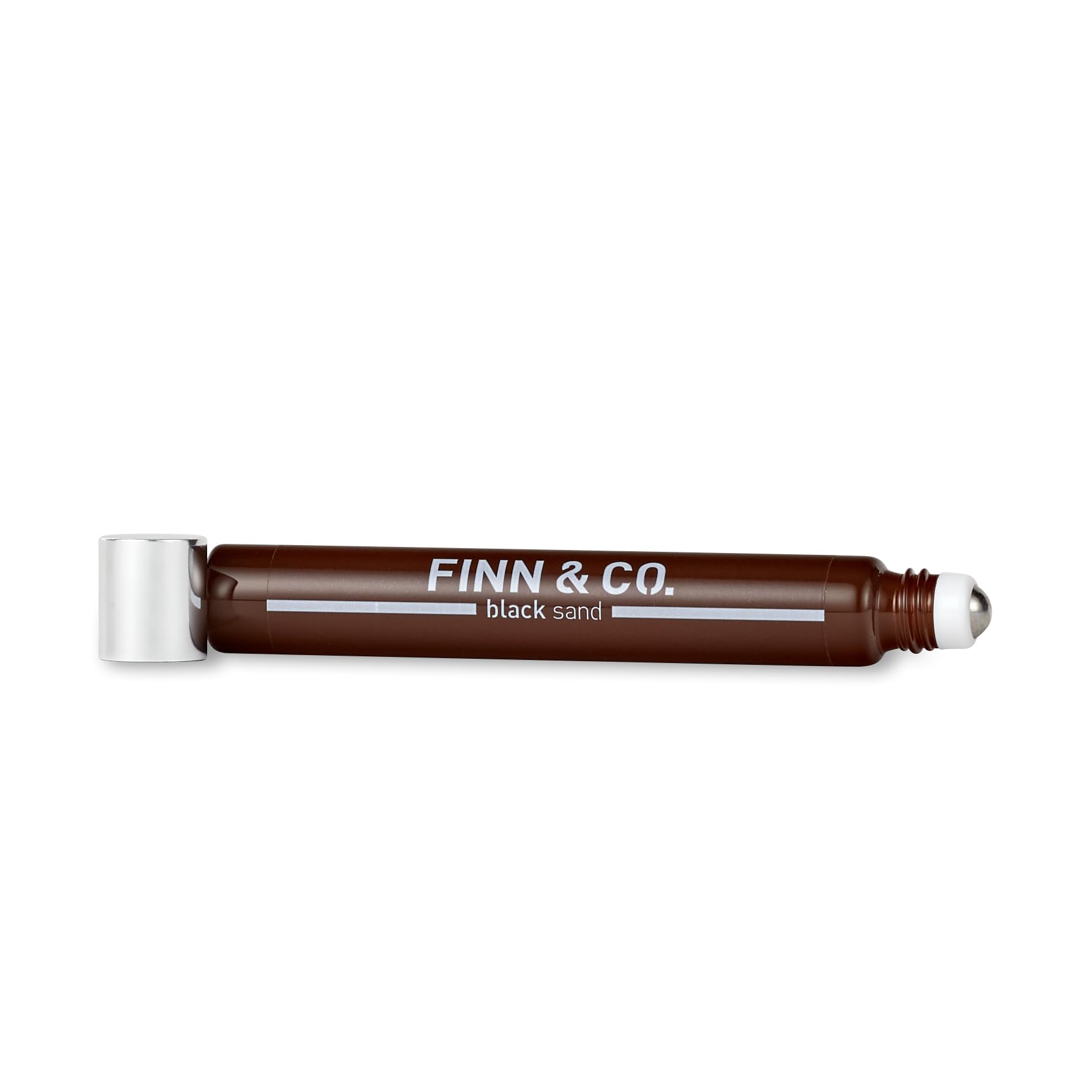 FINN & CO travel-friendly rollerball shown for easy on the go application.