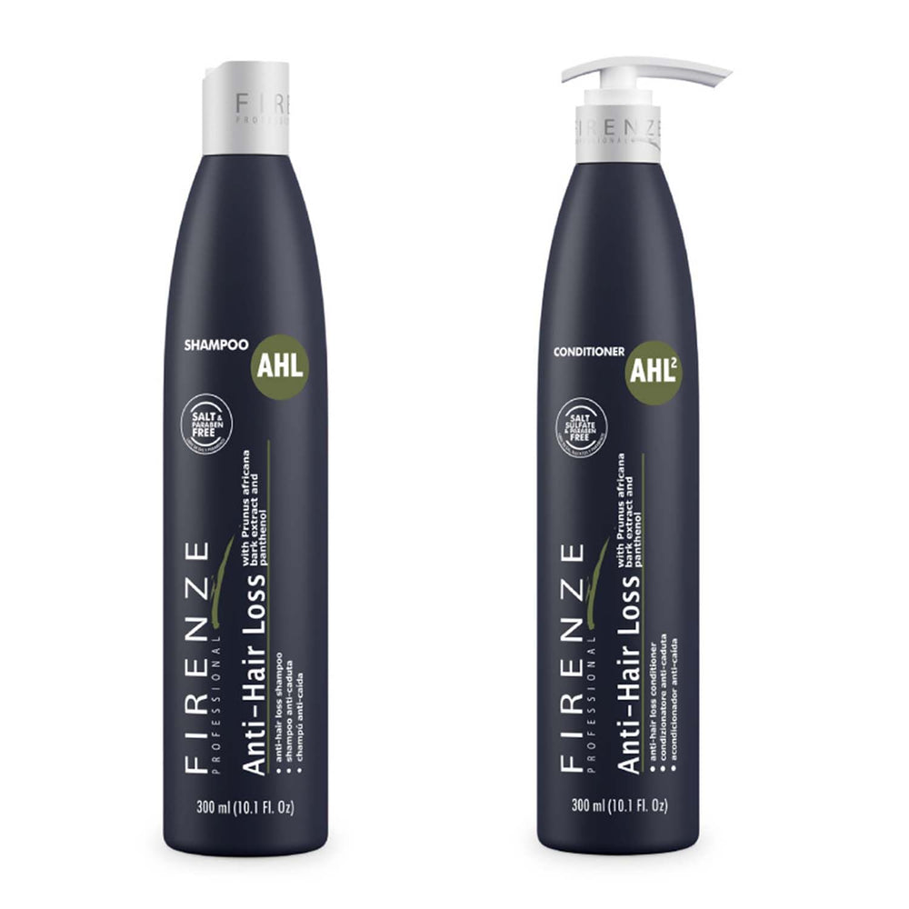 Firenze Professional Anti-Hair Loss Shampoo bottle for clean scalp and stronger follicles.