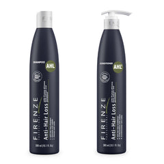 Firenze Professional Anti-Hair Loss Shampoo bottle for clean scalp and stronger follicles.