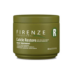 Firenze Professional Cuticle Restore Conditioner bottle delivering deep hydration and softness.