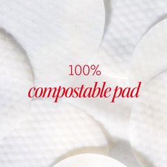 First Aid Beauty Acne Pads compact pack visible on a bathroom shelf.