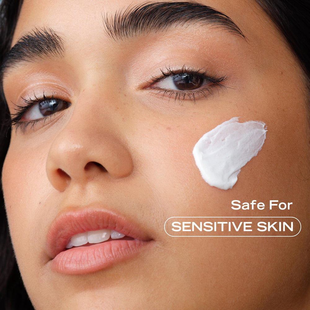 First Aid Beauty Firming Cream ingredients highlighted on label