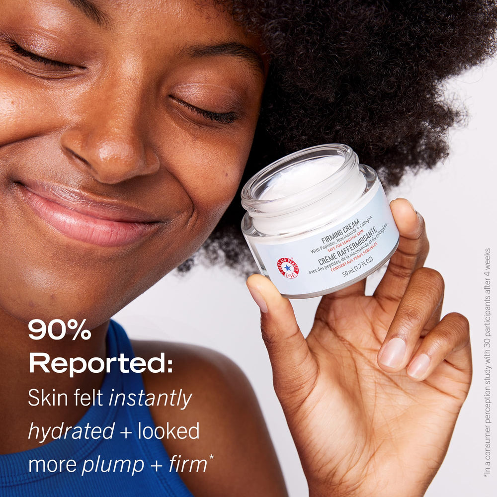 First Aid Beauty Firming Cream with peptides and niacinamide for sculpting