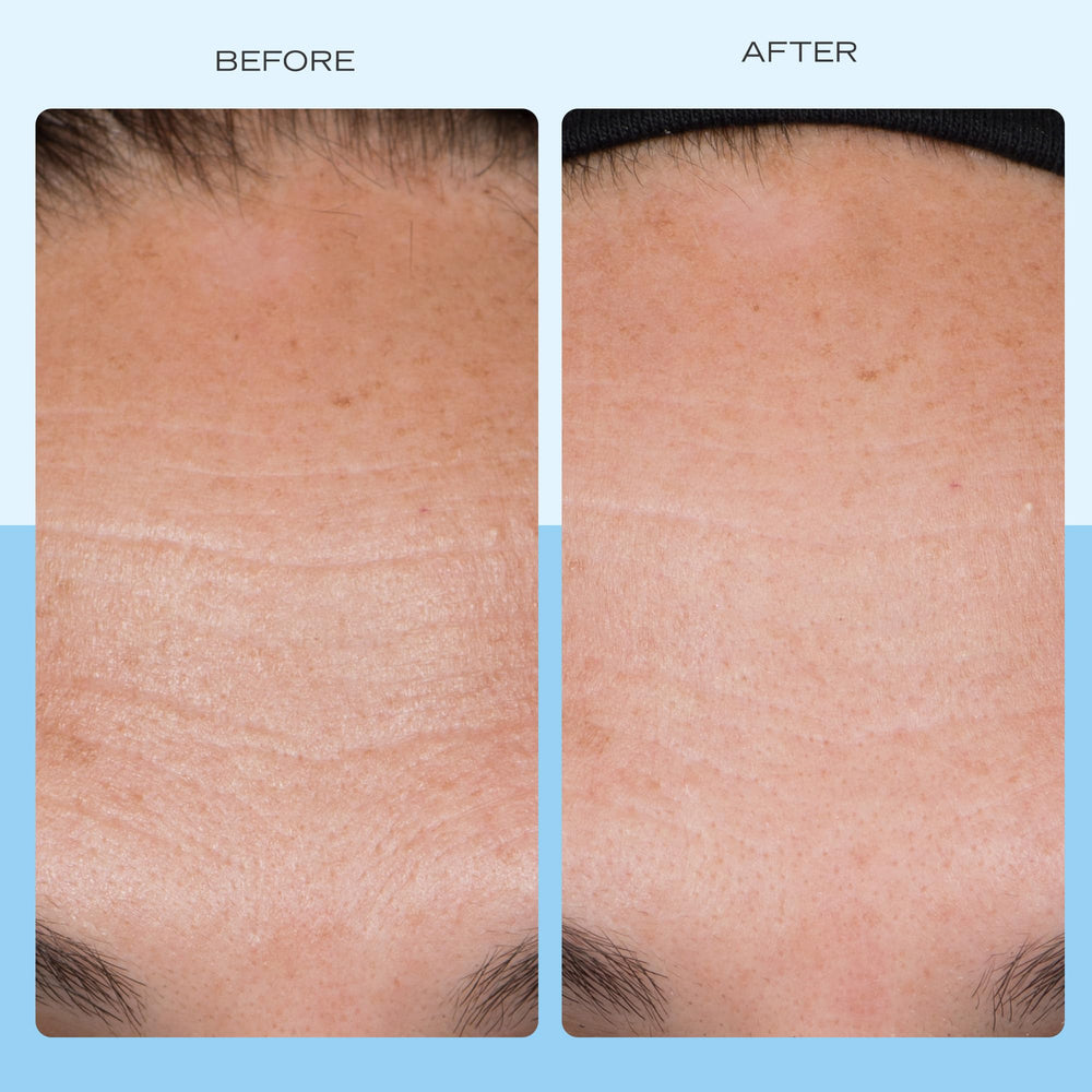 Firming Cream texture swirl shows plumping formula