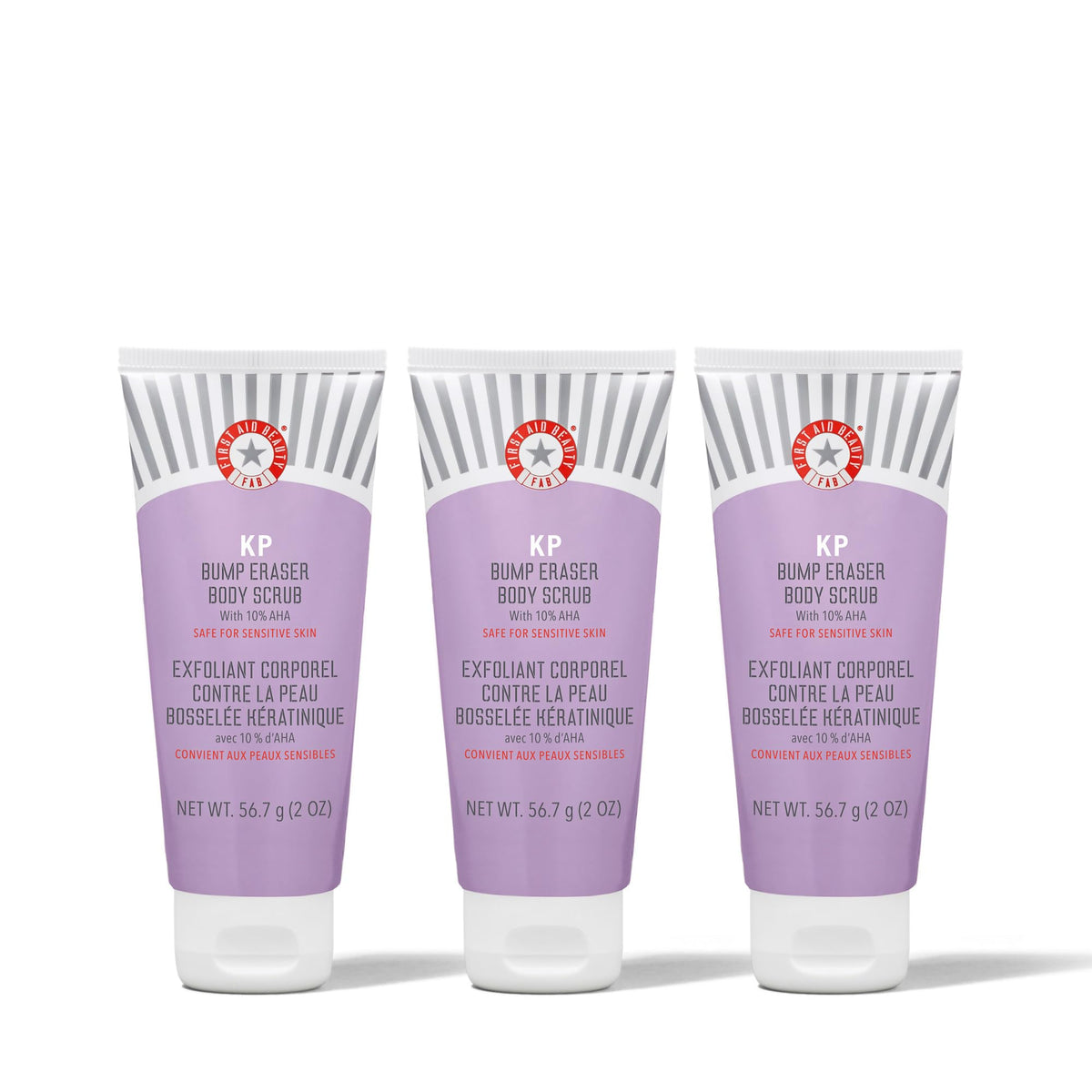 First Aid Beauty KP Bump Eraser packaging front signaling smoother skin