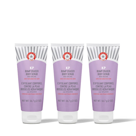 First Aid Beauty KP Bump Eraser packaging front signaling smoother skin