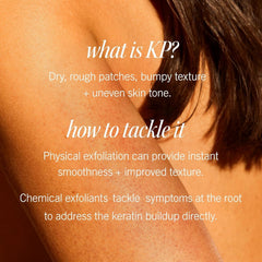 First Aid Beauty KP Bump Eraser pumice beads for gentle exfoliation highlight