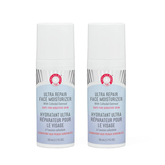 First Aid Beauty Ultra Repair bottle with pump for lightweight hydration
