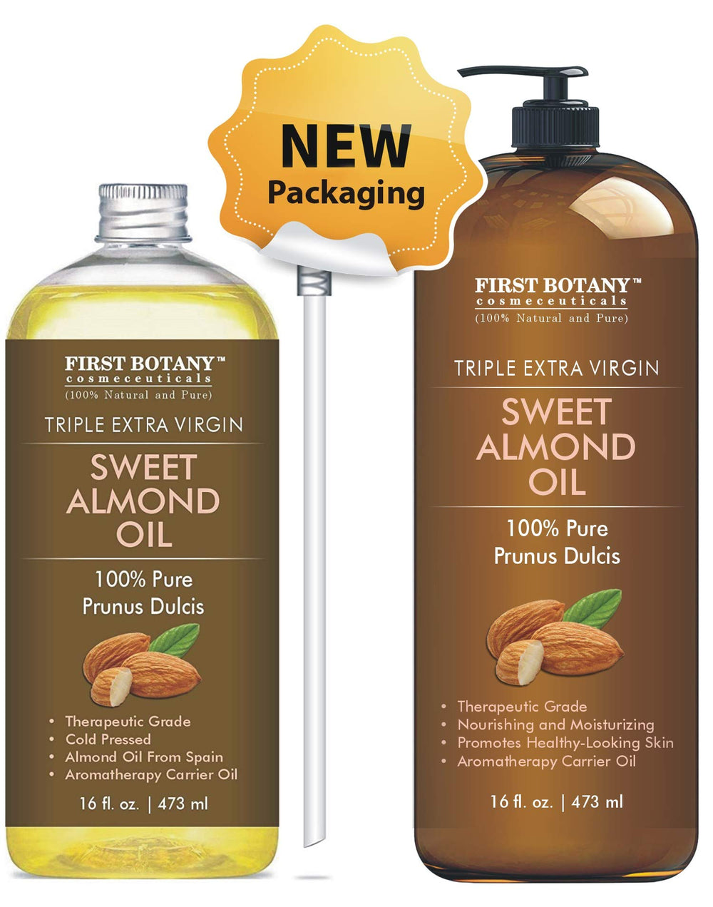 First Botany Almond Oil ideal for spa-style body massage.