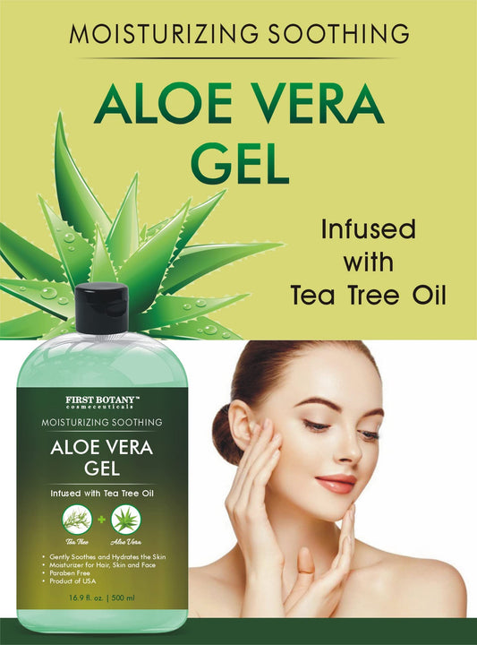 First Botany Aloe Vera Gel for dry skin and hands moisture throughout the day