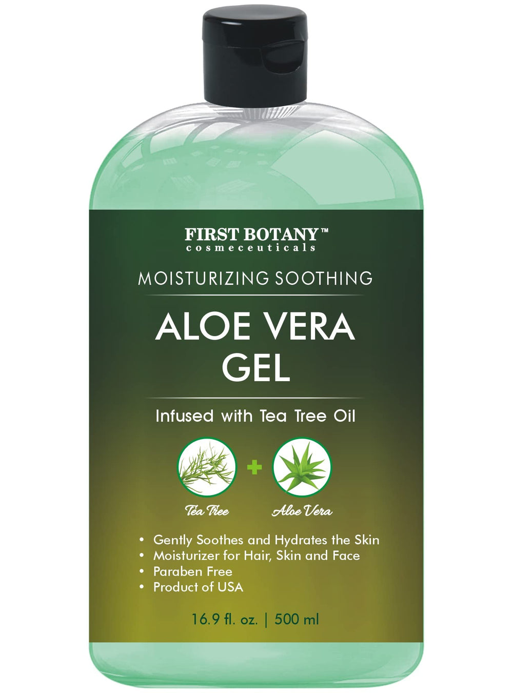 First Botany Aloe Vera Gel with Tea Tree – face application for fresh, non-greasy hydration
