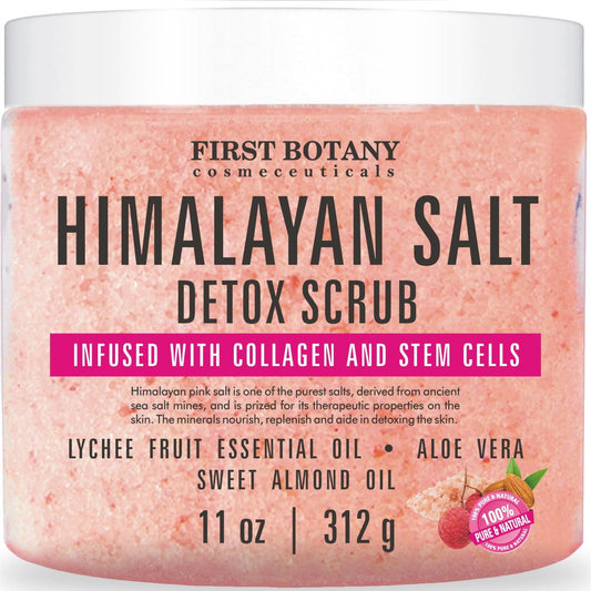 First Botany Body Scrub jar front view for smooth skin