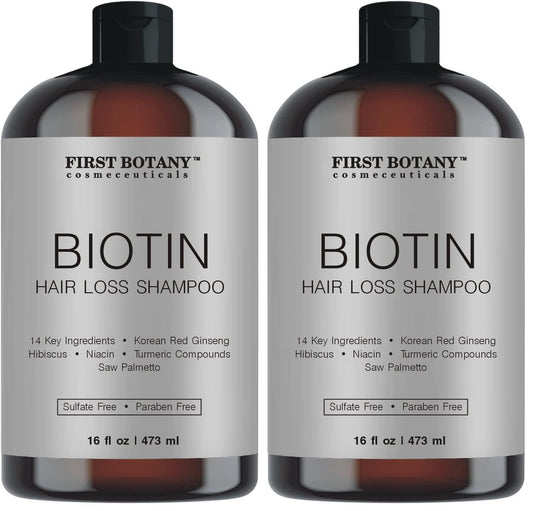 First Botany Cosmeceuticals hair regrowth shampoo bottle for daily hydration