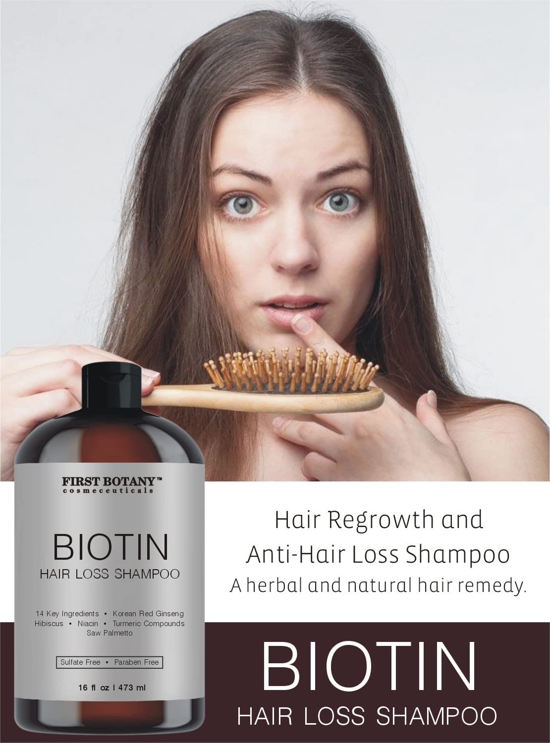 First Botany Cosmeceuticals with argan oil and biotin supports scalp nourishment and shine