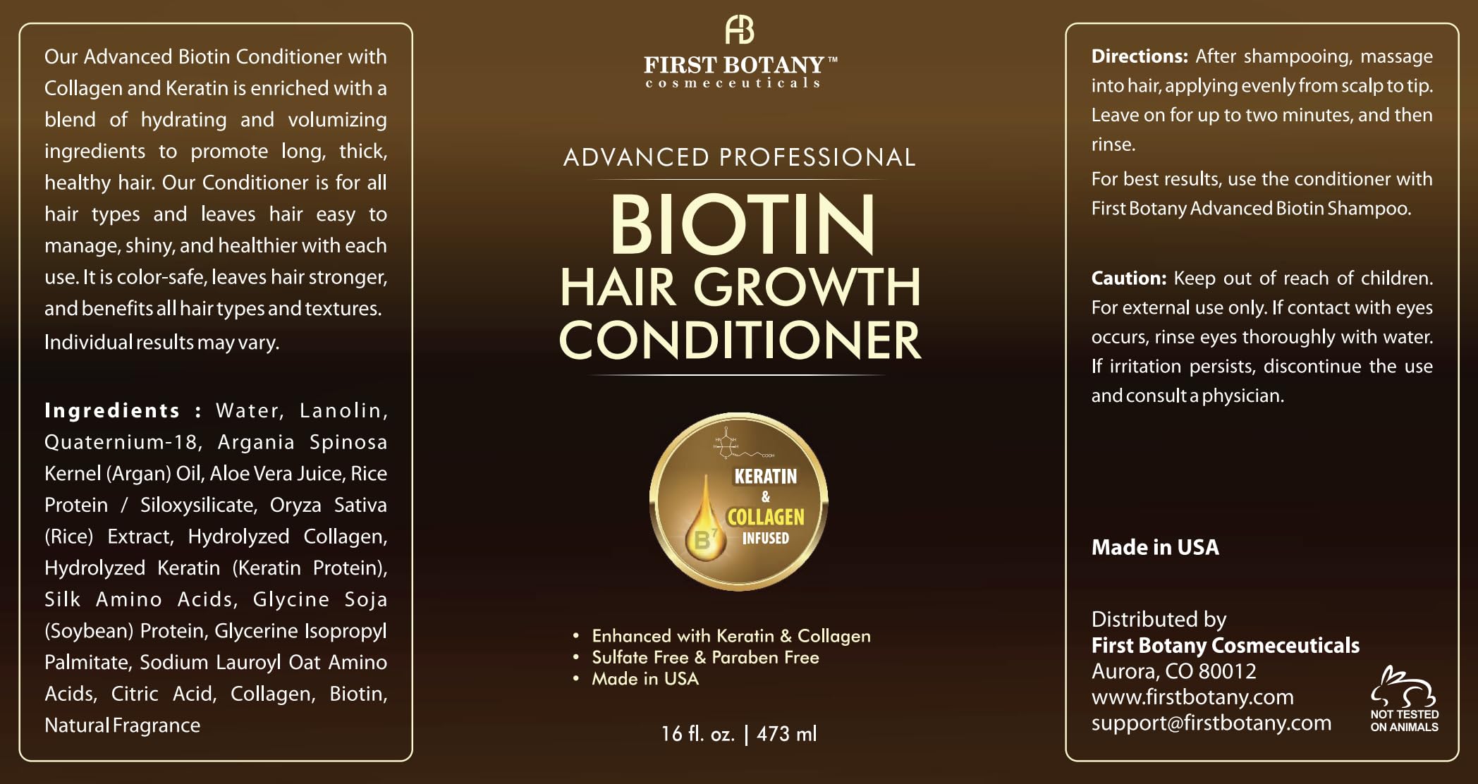 First Botany dual 16 oz bottle pack offers convenient home care