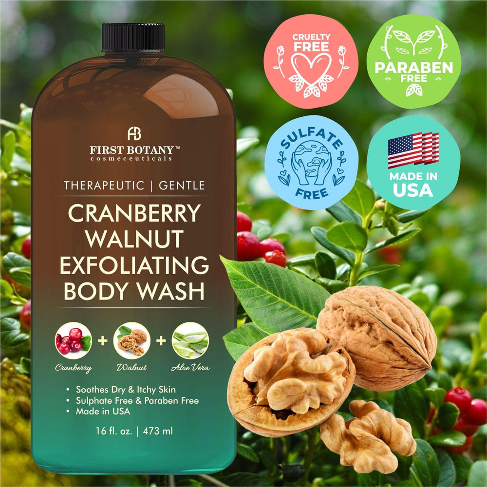 First Botany product-label-cranberry-walnut notes natural ingredients and versatility