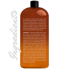 First Botany ingredients label close-up featuring biotin, nettle, and saw palmetto.