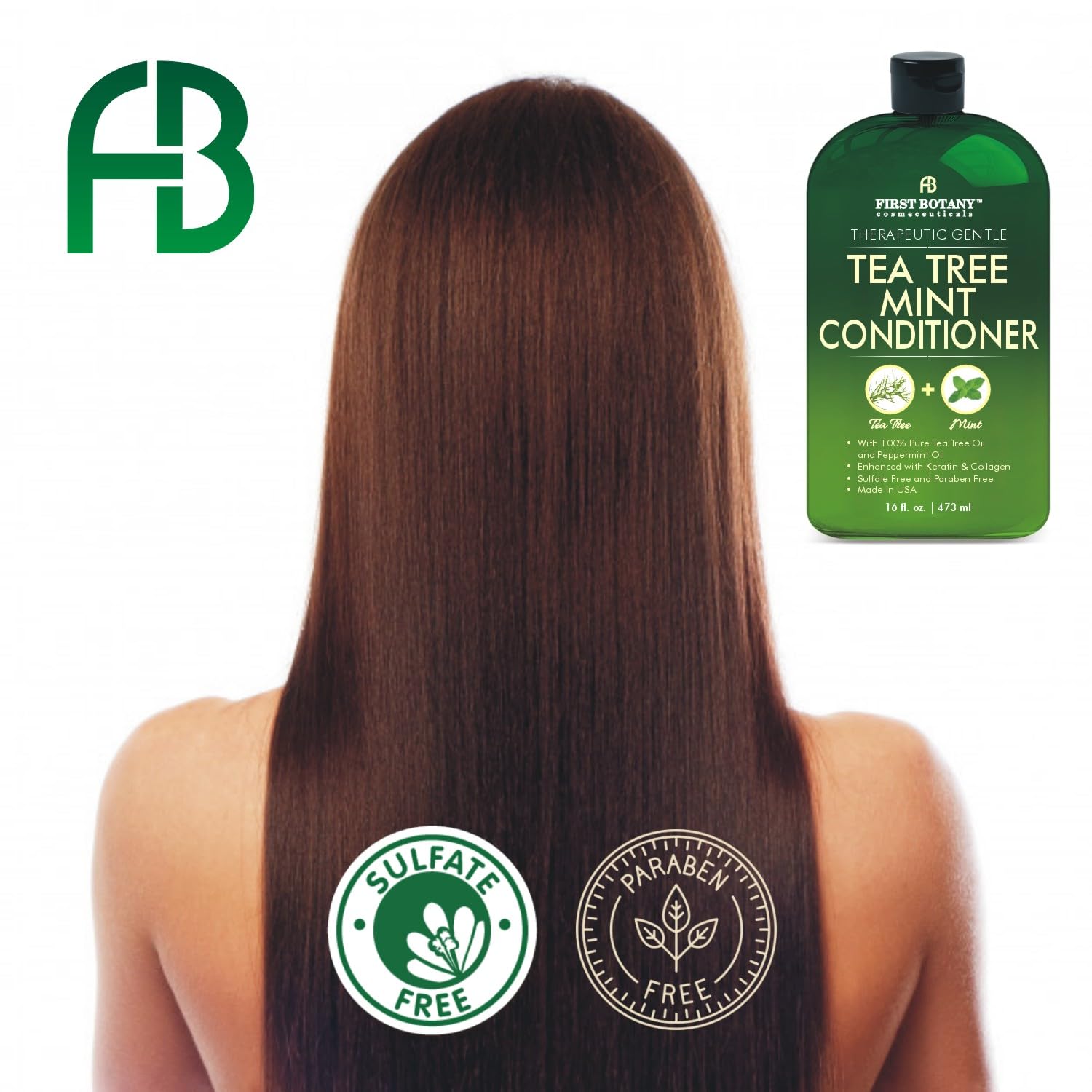 First Botany Tea Tree Oil Conditioner daily use for soft, healthy-feeling hair