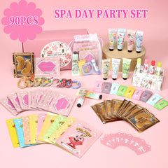 Firstfly spa skincare set for kids – organza bags for elegant party packaging.