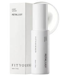 FIT YOUR SKIN Petal Lily Serum bottle delivering fast, non-greasy hydration