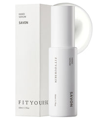 Fit Your Skin Savon hand serum bottle front promotes daily hydration.