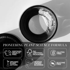 Fitglow powder texture close-up shows ultra-fine particles.
