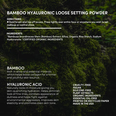Fitglow powder on skin yields balanced, photo-ready look.