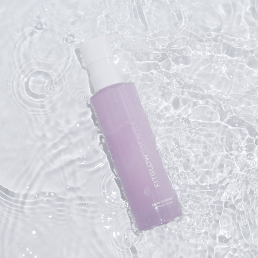 FITGLOW Calm Cleanser removes makeup without irritation