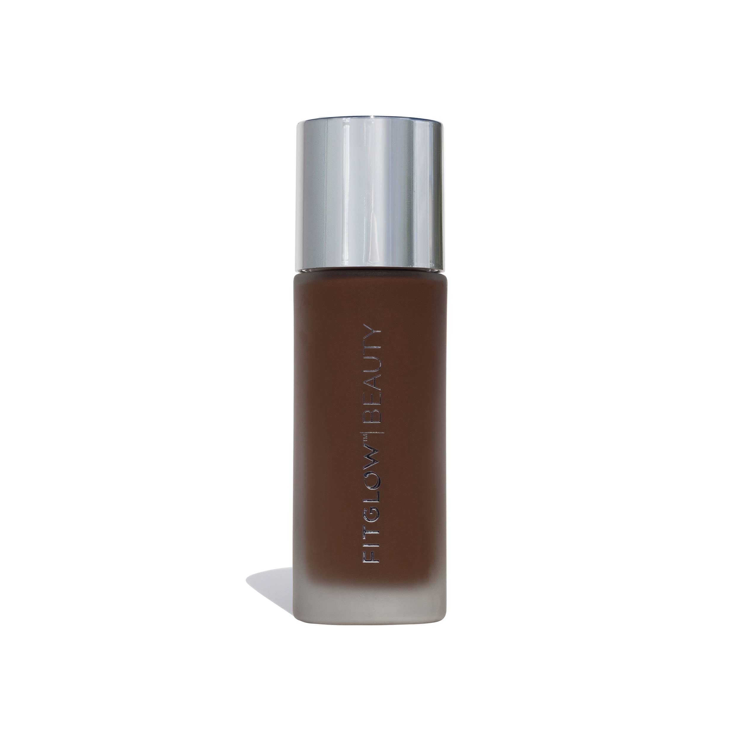 Fitglow Beauty Foundation+ bottle showing skin-friendly coverage and hydration
