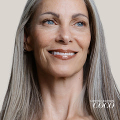Close-up of FITGLOW Lip Colour Serum glossy, non-sticky finish