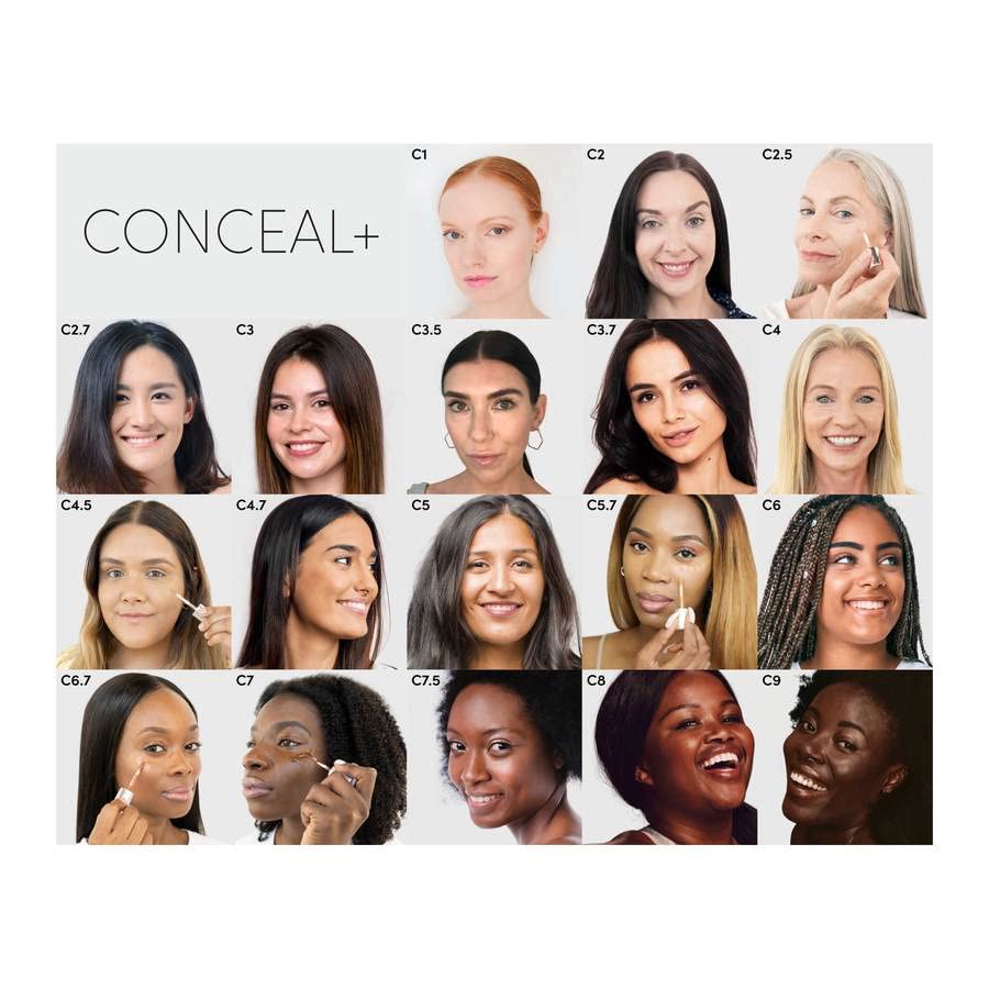 FITGLOW Conceal+ with vitamin K liposome targets discoloration for brightness.