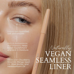FITGLOW eyeliner pencil smooth-glide for precise, effortless lid application.