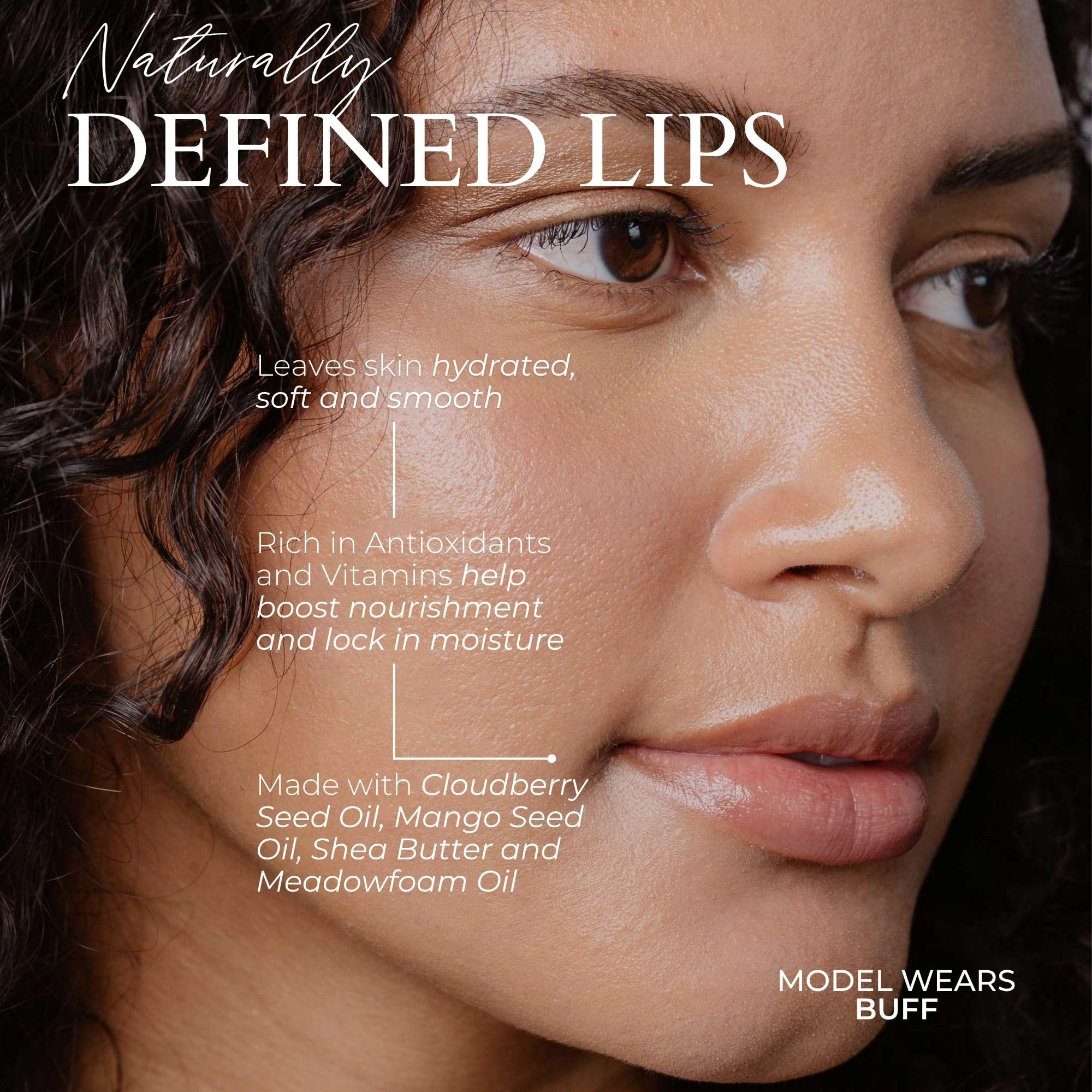FITGLOW Root lip liner swatch for a deeper, defined pout.