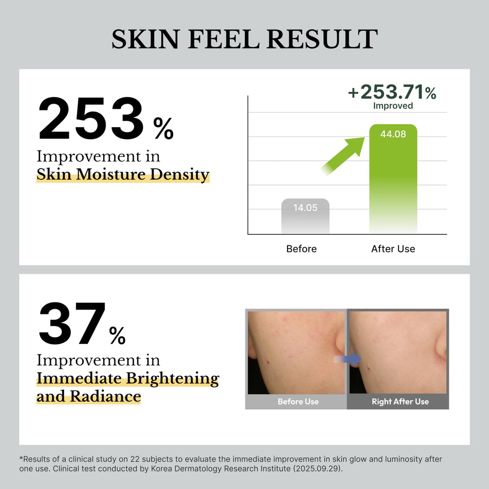 Hyaluronic acid booster image emphasizes plumper-looking skin with moisture lock
