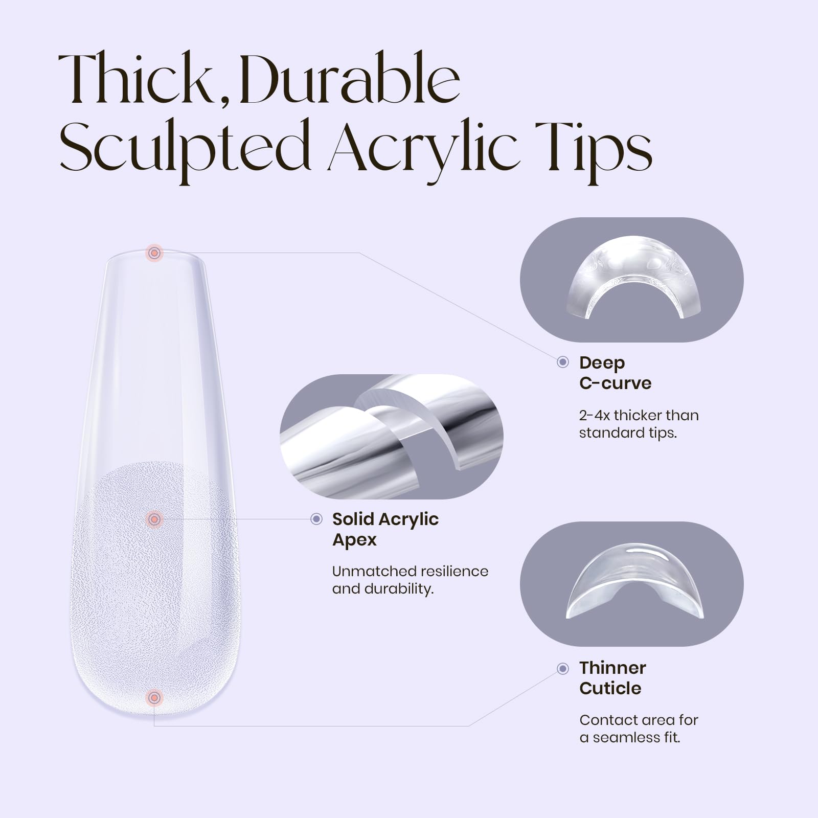 Five Angeles Tipex instant UV glue resists yellowing for lasting wear.