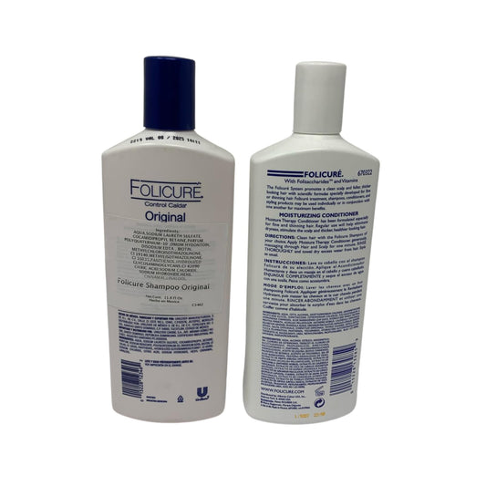 Five Brothers Folicure conditioner bottle showing smooth, hydrated hair after use.