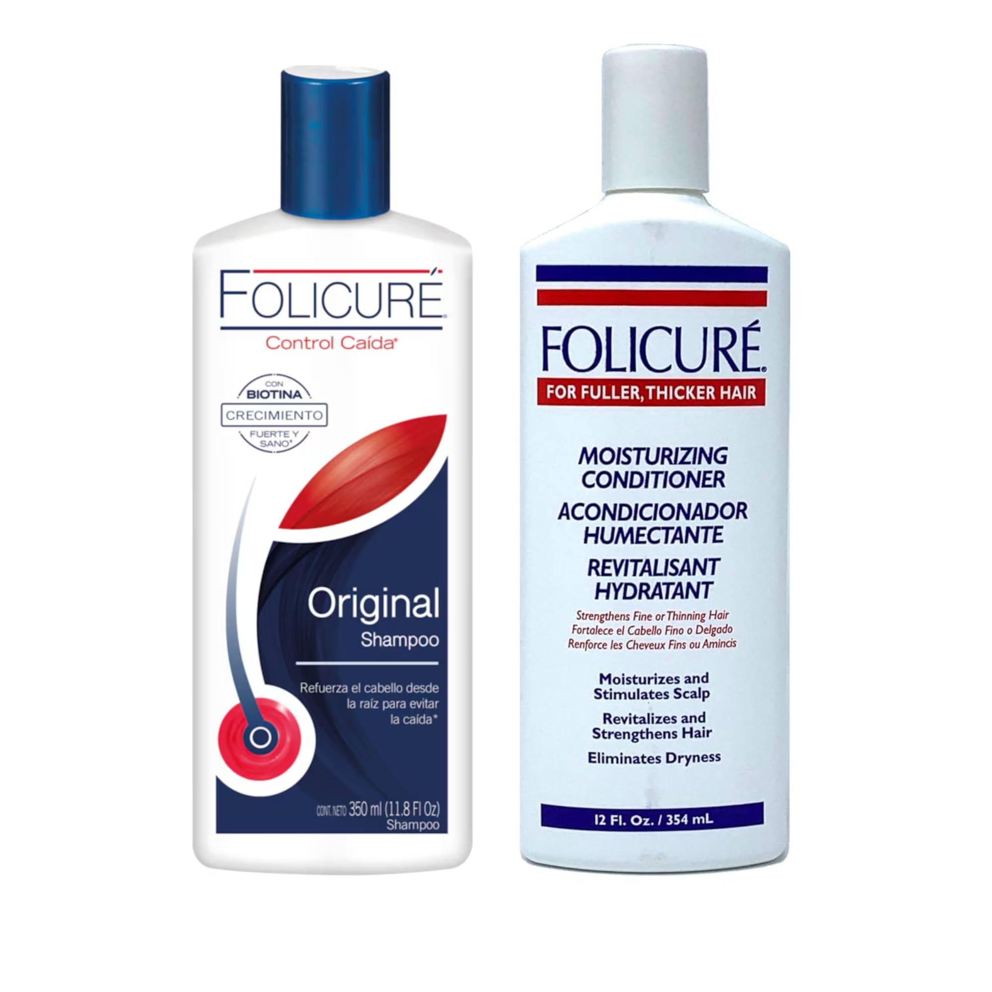 Five Brothers Folicure shampoo bottle on display for a clean, refreshed scalp.