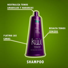 Five Brothers Kuuul Purple Shampoo rich lather close-up demonstrates gentle cleansing.