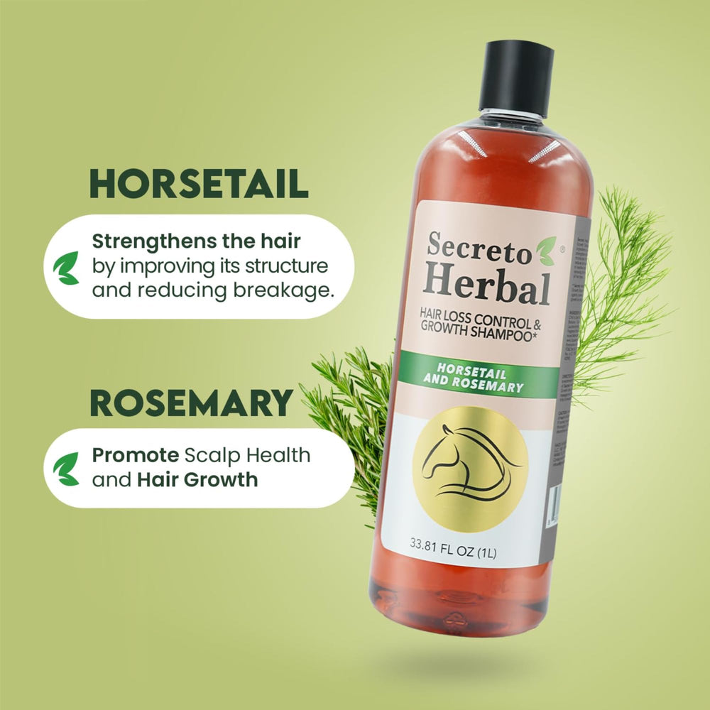 Five Brothers Secreto Herbal Shampoo lathering on hair provides cleansing and nourishment.