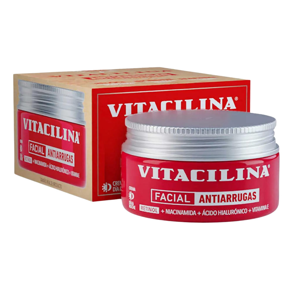 Vitacilin application on hand illustrating fast absorption for makeup-ready skin.