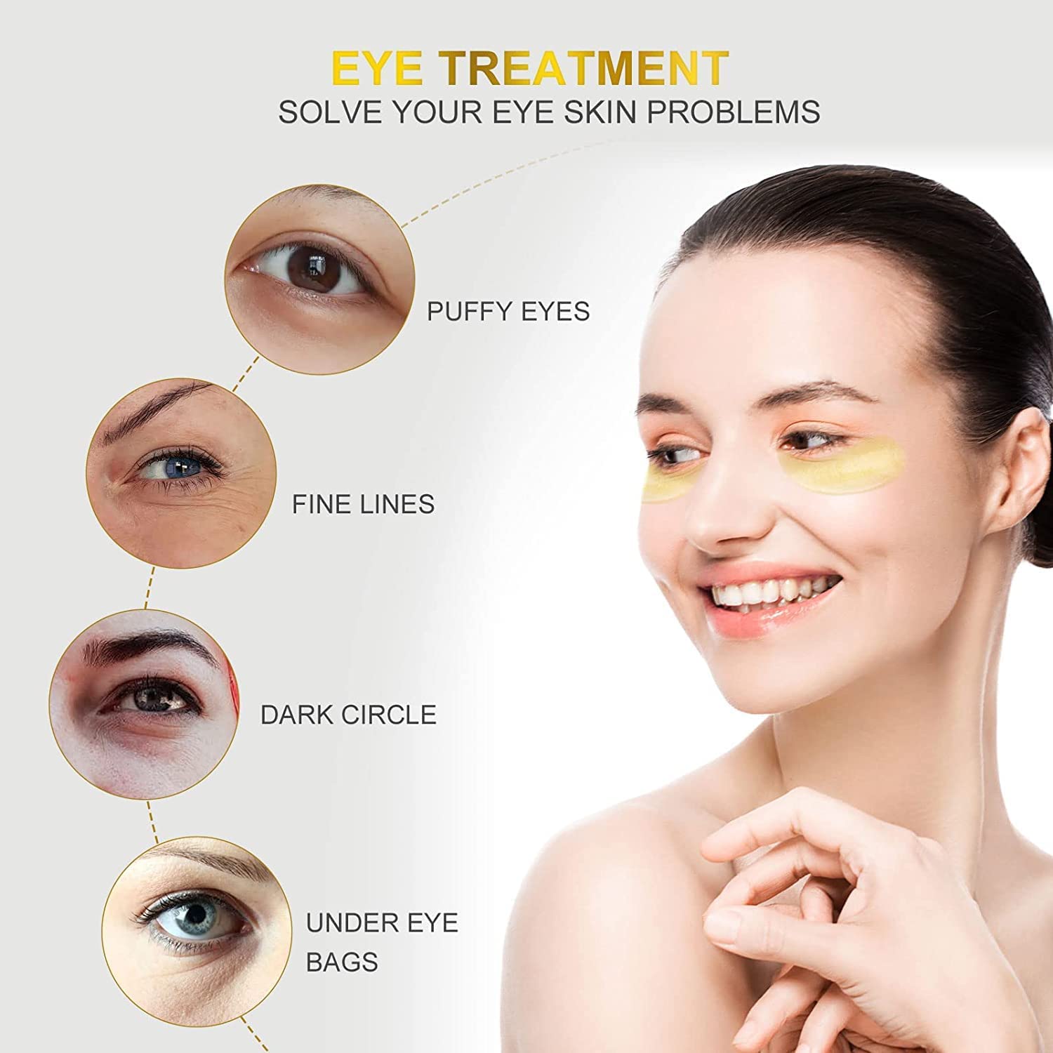 20-minute eye patch session for quick, at-home refresh.