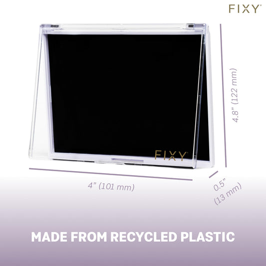 FIXY depot and organize layout helps condense powders into a compact travel case.