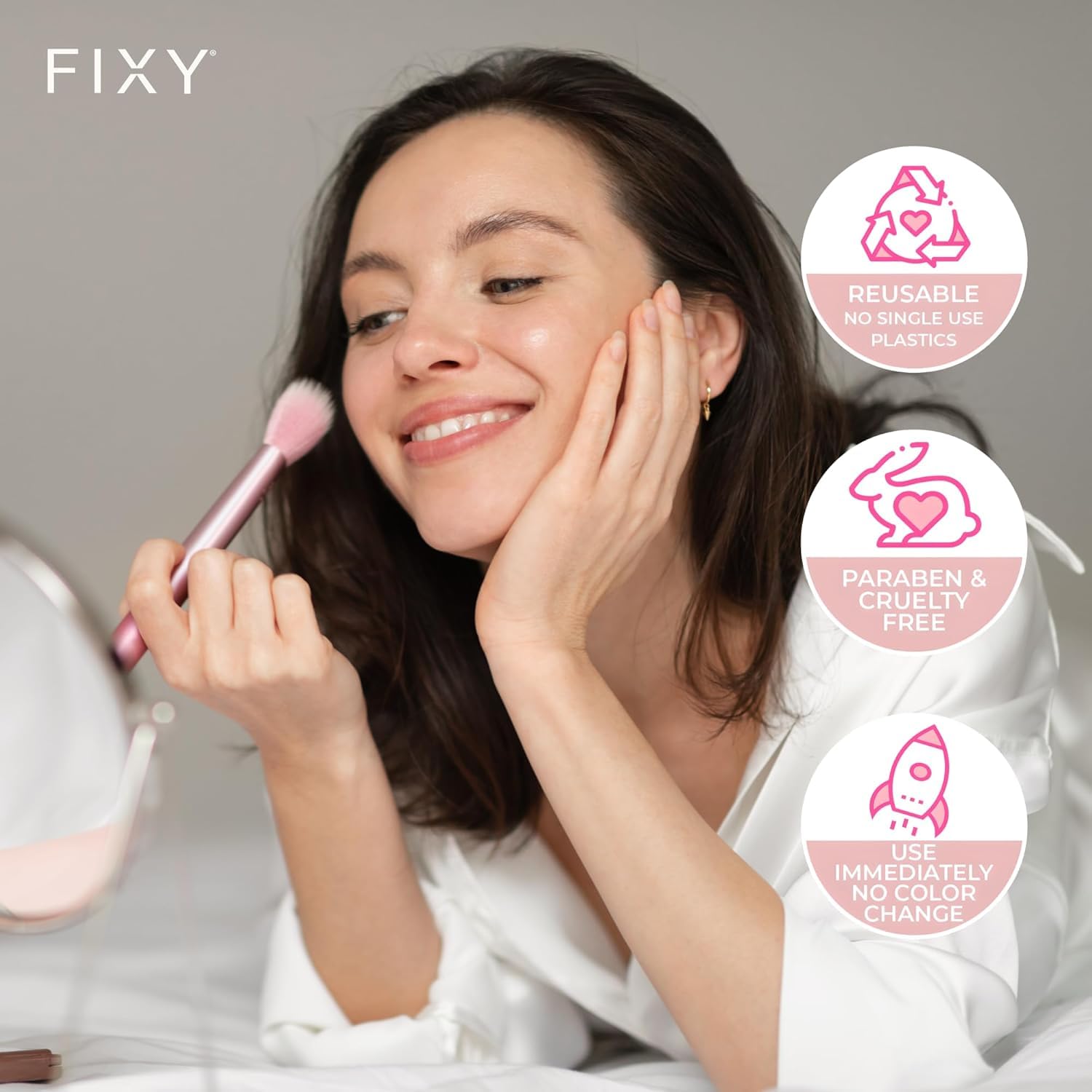 FIXY Makeup Repair Kit palette-organization demonstrates ready to use depot in a tidy system