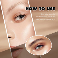 FIZYSKOE daily-makeup brow pencil ideal for work or travel.