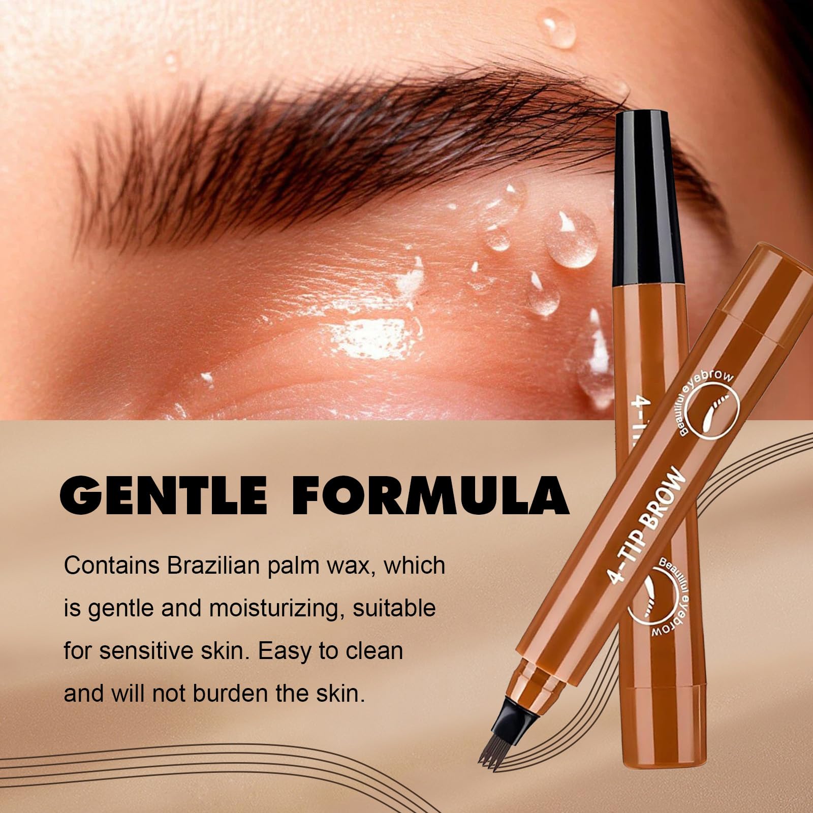 FIZYSKOE light brown 2pc for natural shade matching and defined brows.