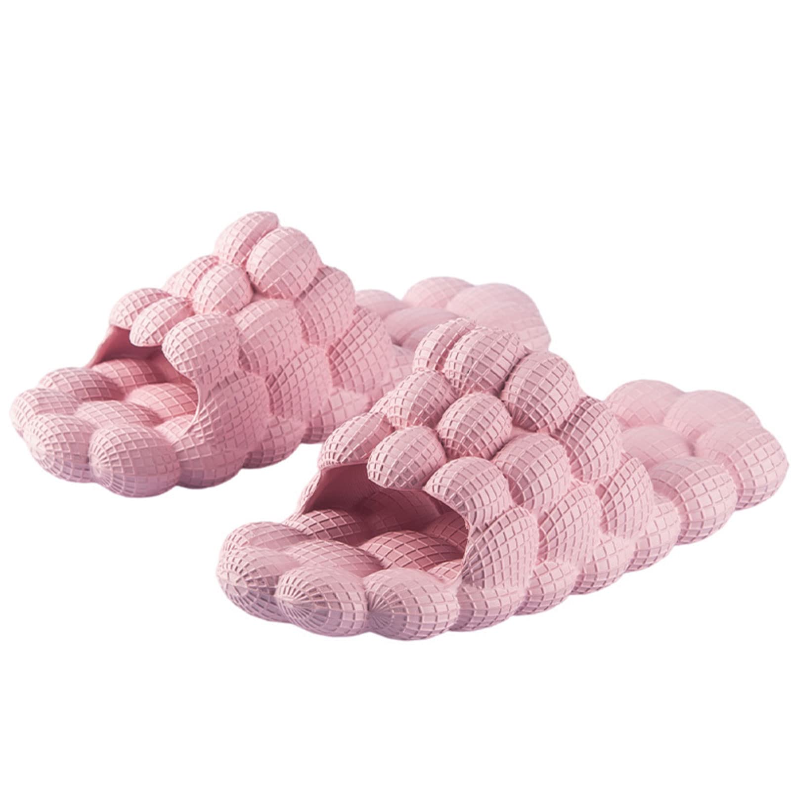 FJPTREN Massage Bubble Slippers with open toe design for daily comfort and foot massage